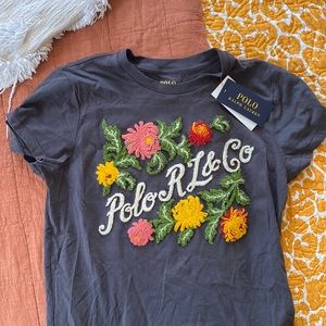 Xs polo tshirt embroidered NWT